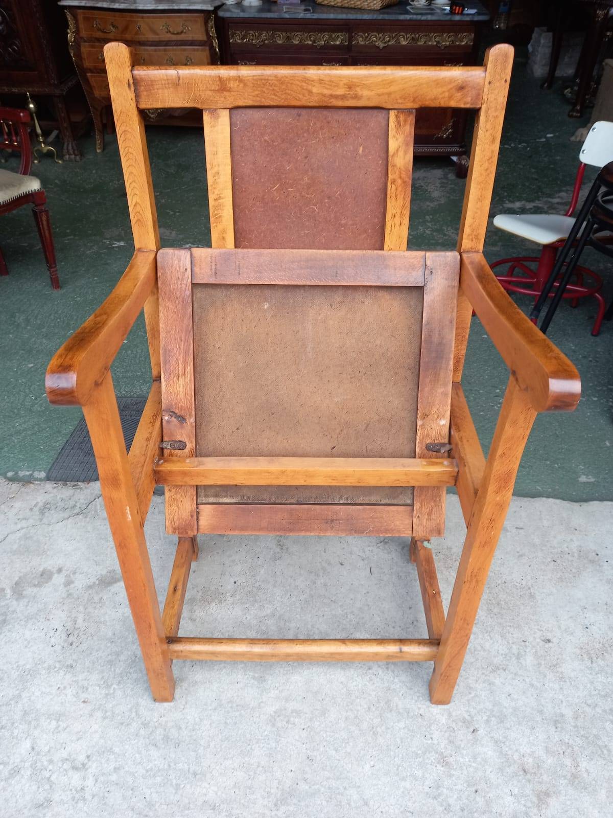 Silla de cine de los años 40 plegable 2