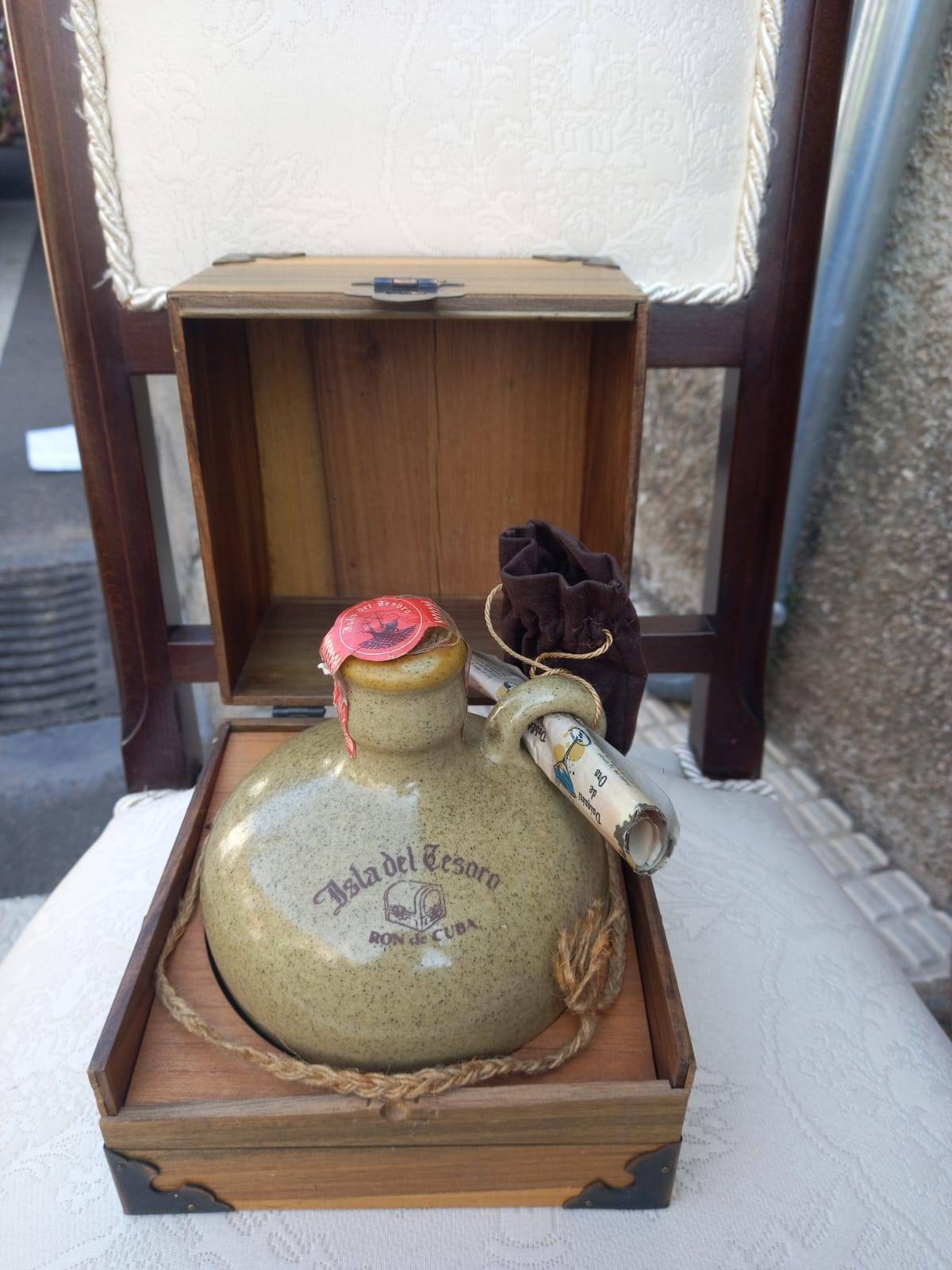 Ron Cubaron Santiago Isla del Tesoro 20 Años 70 cl 1
