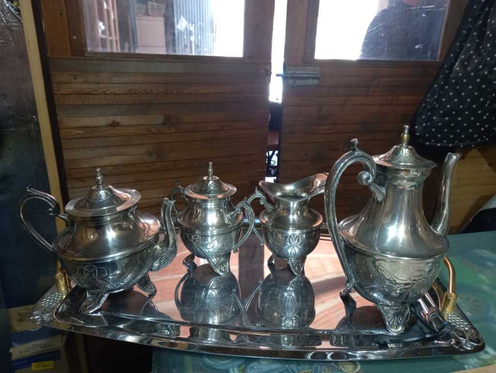 Juego de café de alpaca 5 piezas