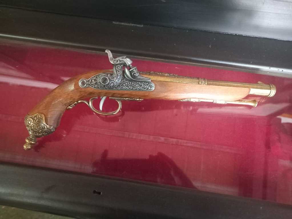 Pistola de chispa réplica italiana de 1825