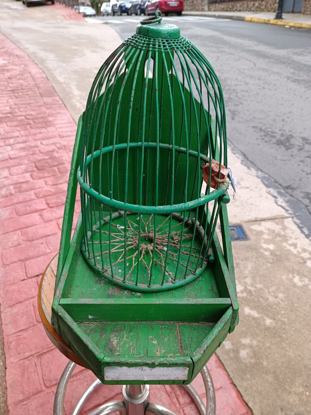 Jaula para perdices con soporte de talla