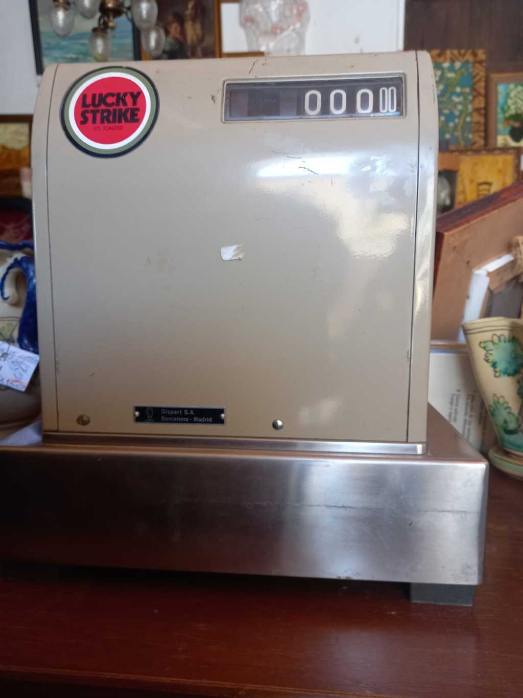 Máquina registradora marca Gispert Barcelona años 70-80 2