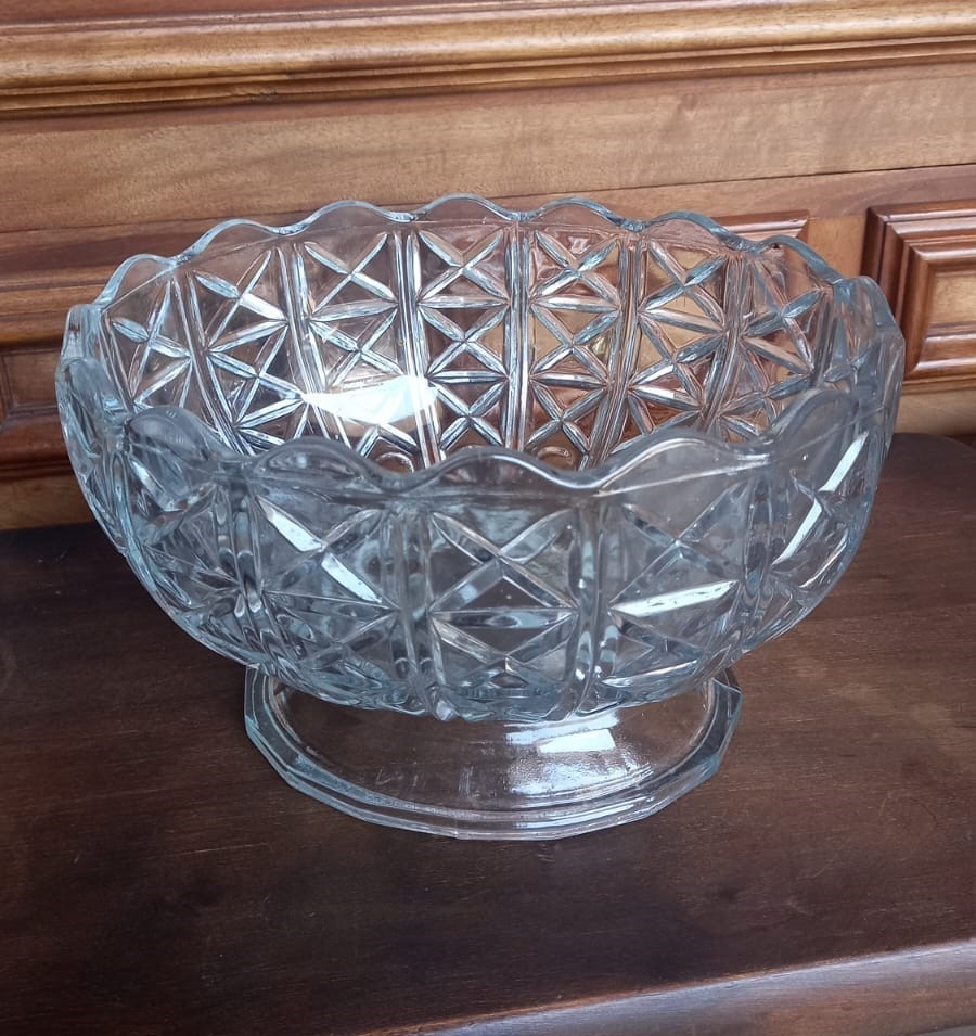 Centro de mesa de cristal soplado