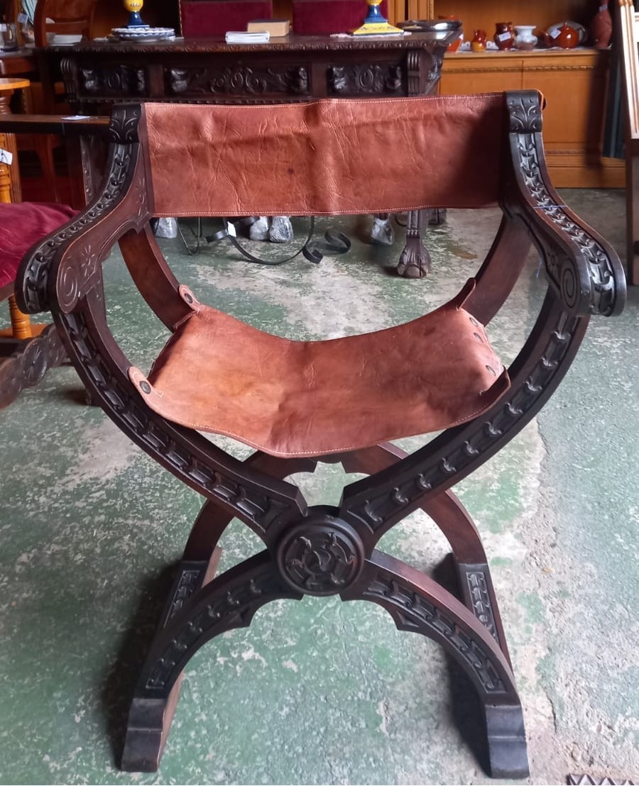 Jamuga estilo Luis XIII del renacimiento plegable 1