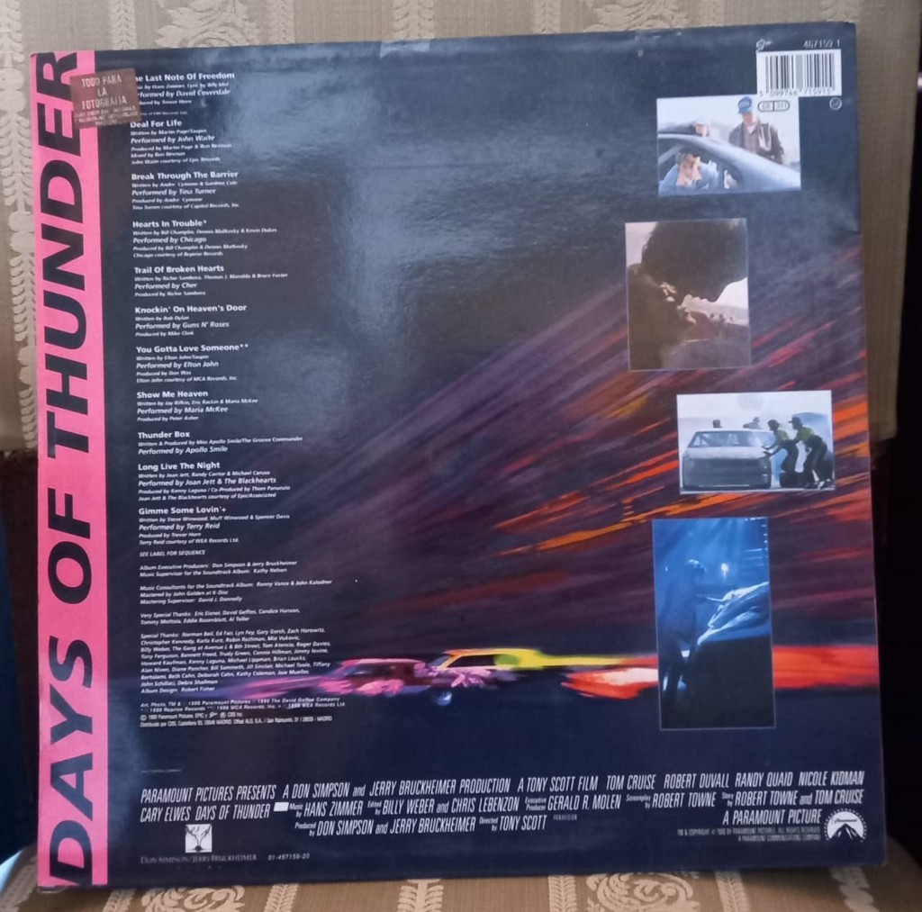 Days of Thunder - Original Motion Picture Soundtrack 2
