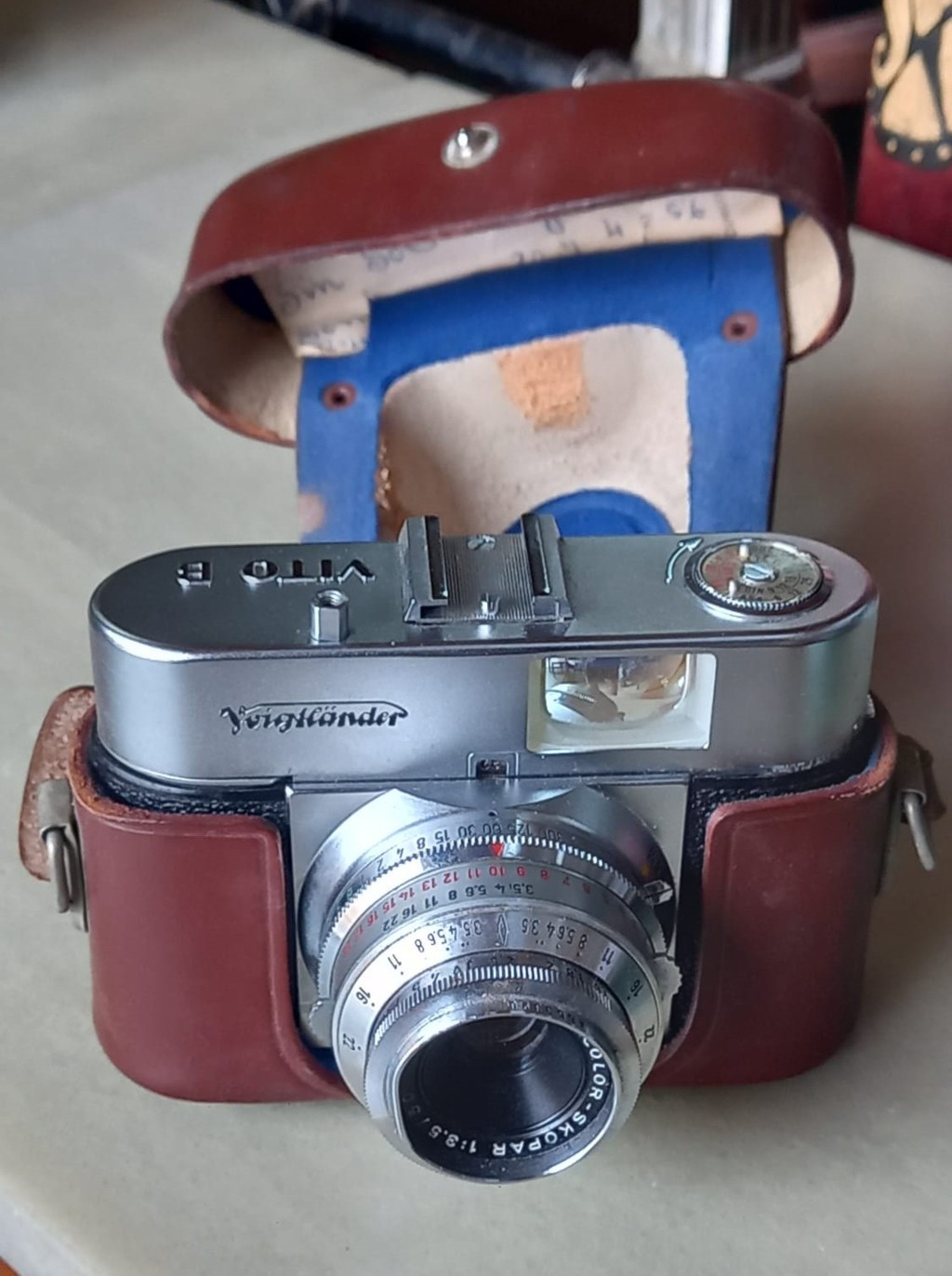 Cámara Voigtländer vintage fabricada en Alemania años 1950 1